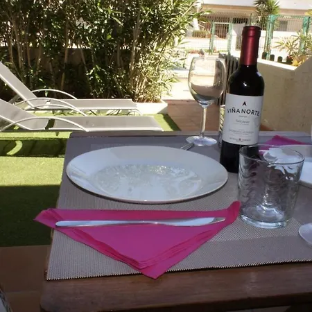 Apartamento Con Jardin Y Piscina En El Balancon El Medano (Tenerife)